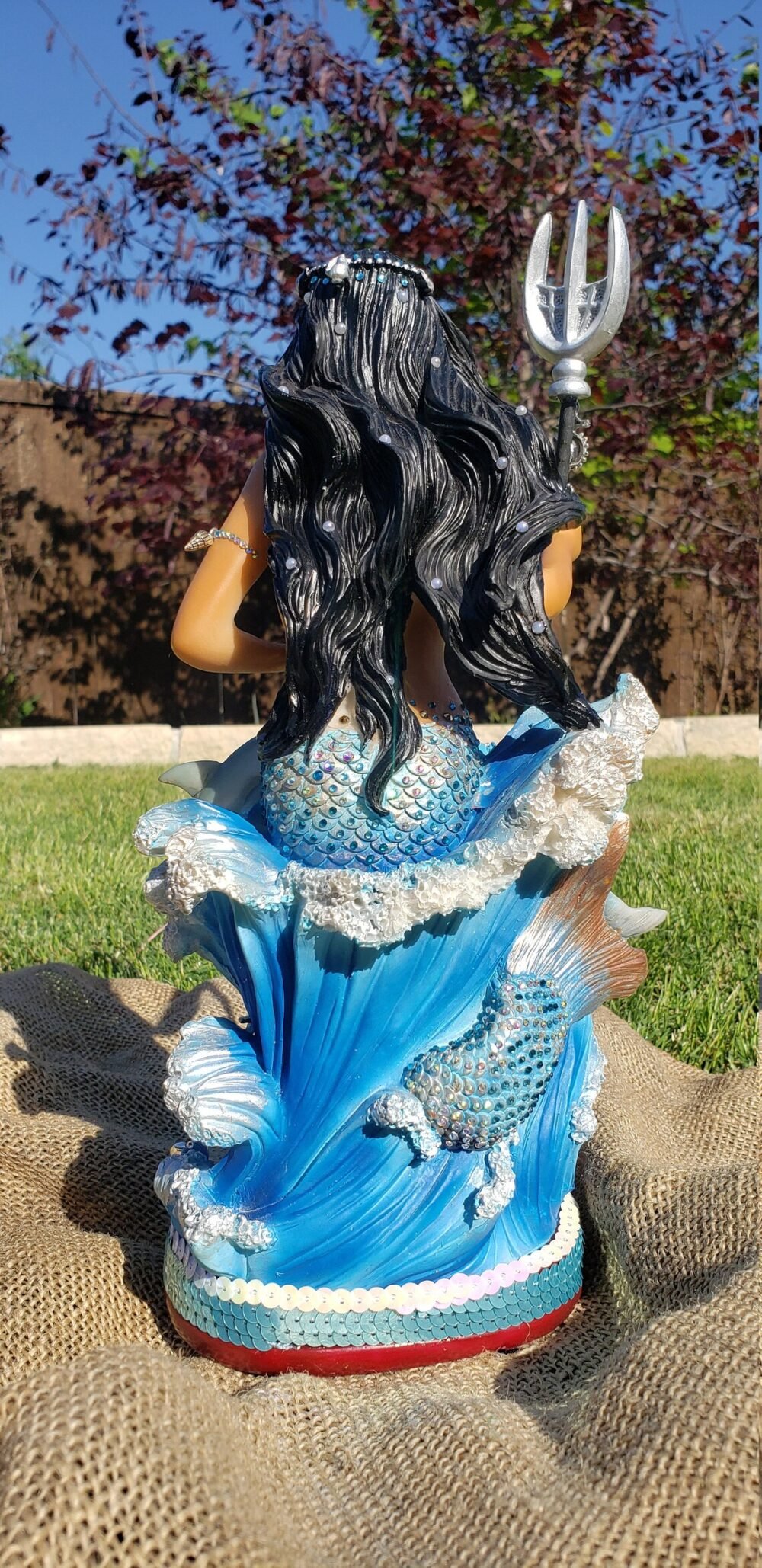 YEMAYA with mermaid tail statue 12" - Image 2