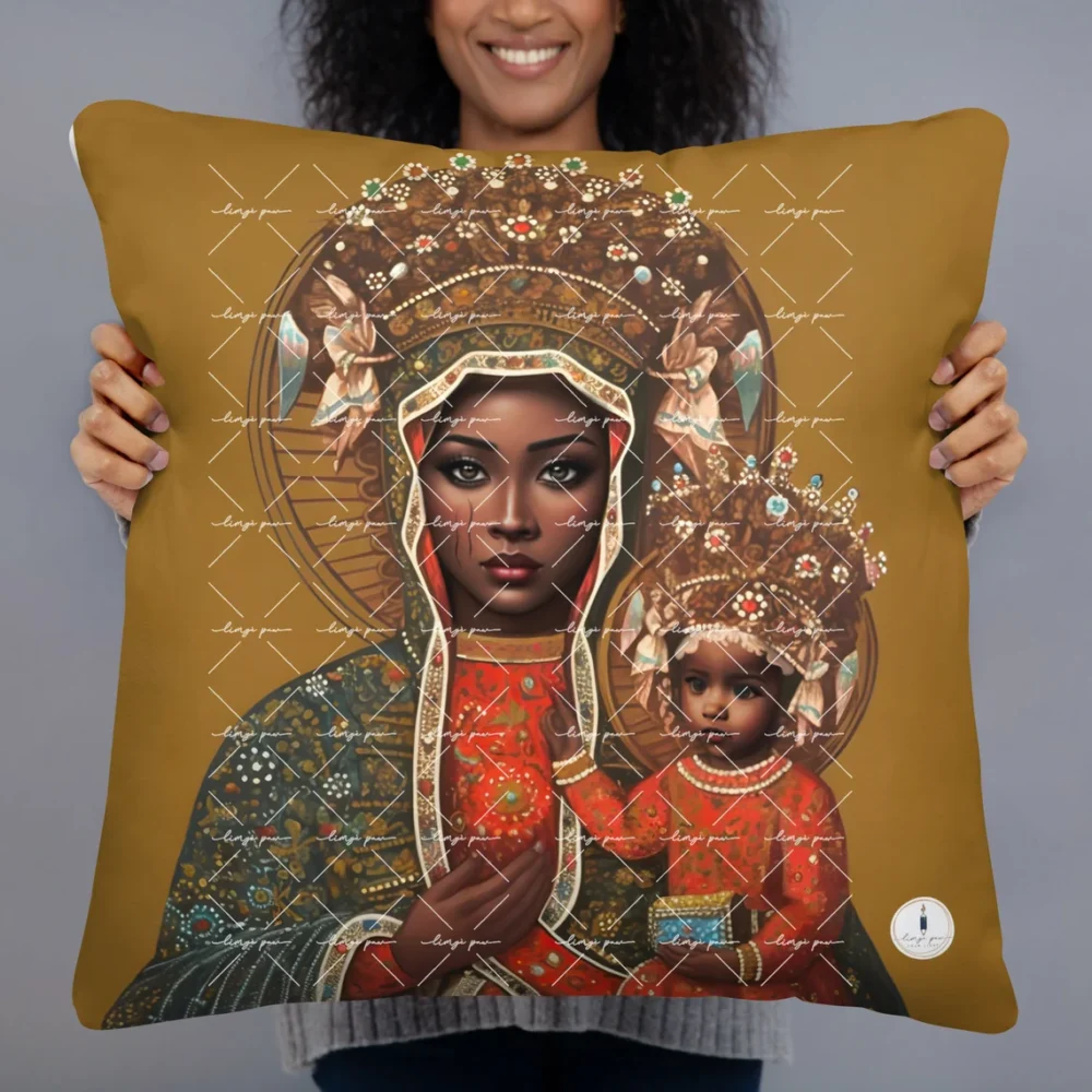 EZILI JE WOUJ Image and Vèvè Pillow
